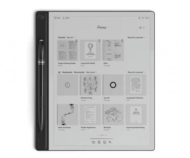 Записная книжка Montblanc Digital Paper Mystery Black color